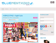 Tablet Screenshot of bluementaiko.net